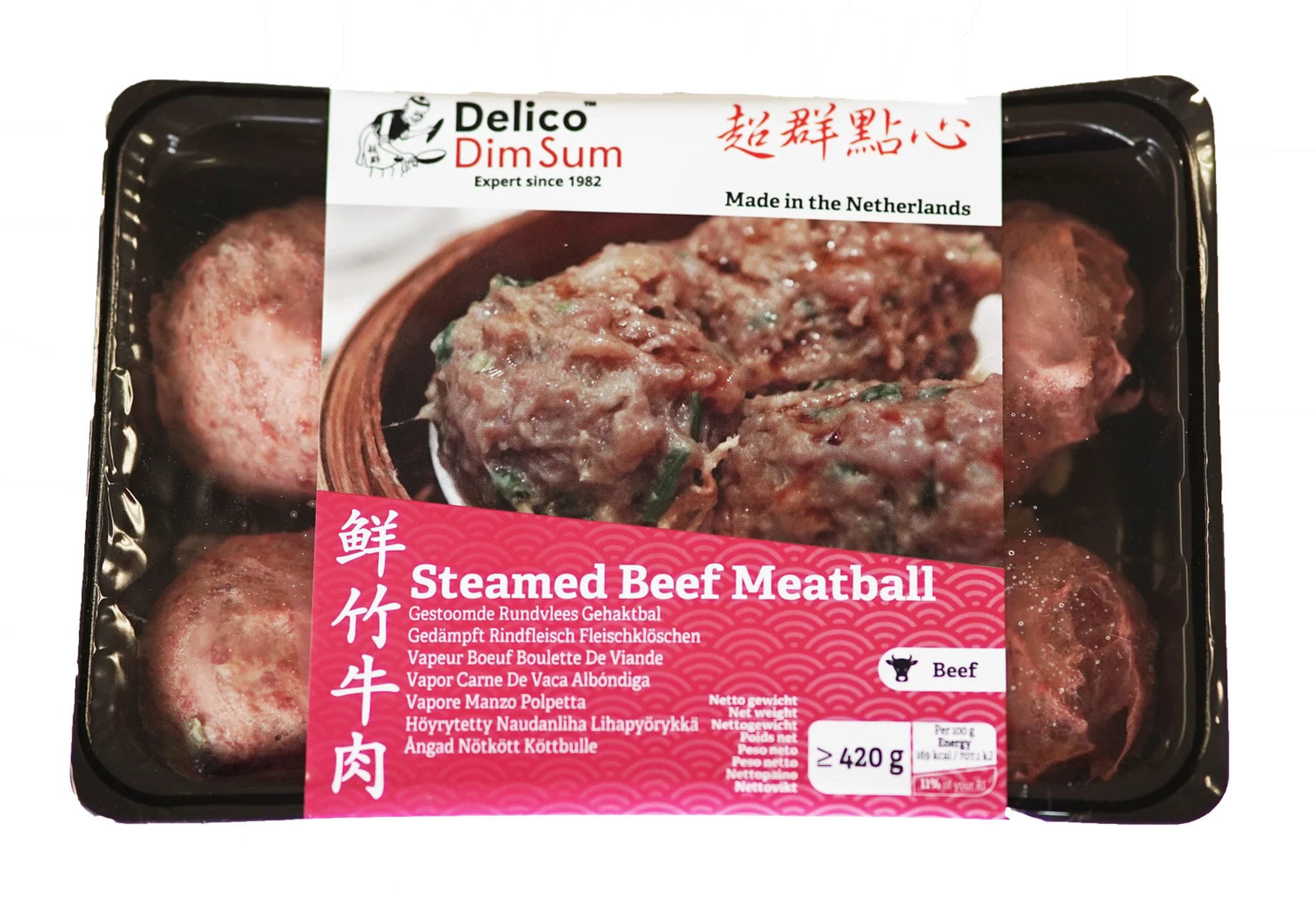Steamed Beef Meatball